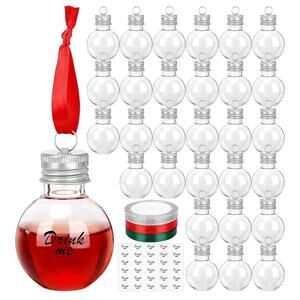 KaKaPops 30 Pieces Holiday Beverage Balls Hanging Ornaments (C161)
